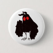 Mothman Knopf Button (Vorderseite)