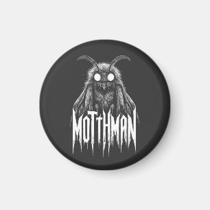 Mothman-Kryptid-Horror-Gotik-Übernatürliches Wesen Magnet