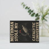 Mothman-Kryptid-Postkarte Postkarte (Stehend Vorderseite)