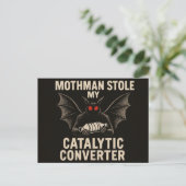 Mothman-Kryptid-Postkarte Postkarte (Stehend Vorderseite)