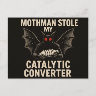 Mothman-Kryptid-Postkarte Postkarte