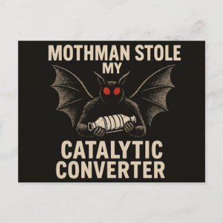 Mothman-Kryptid-Postkarte Postkarte