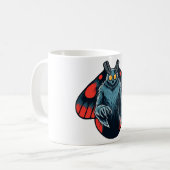 Mothman - Kryptid West Virginia Kryptozoologie Kaffeetasse (Vorderseite Links)