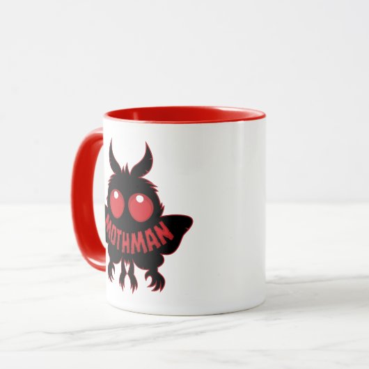 Mothman-Kryptiden-Tasse, Point Pleasant West Tasse (Vorderseite Links)