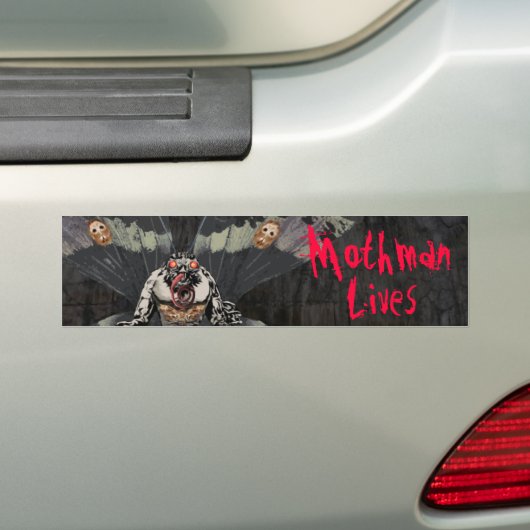 Mothman lebt Autoaufkleber (Auf Auto)