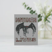 MOTHMAN LEVES POSTCARD POSTKARTE (Stehend Vorderseite)