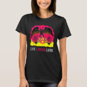 Mothman Live Laugh Lurk Harbinger Folklore Creepy T-Shirt (Vorderseite)