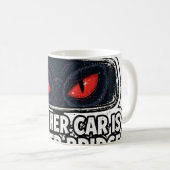 Mothman-Meme — Anderes Auto Kaffeetasse (VorderseiteRechts)