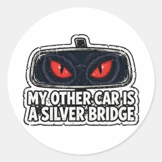 Mothman-Meme — Anderes Auto Runder Aufkleber