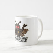 Mothman-Meme-Untersuchung Kaffeetasse (VorderseiteRechts)