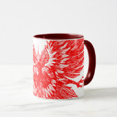 Mothman Monster Tasse (VorderseiteRechts)