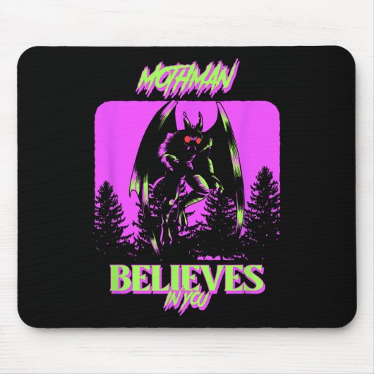 Mothman - Mothman glaubt an euch KostümHallowee Mousepad (Vorne)