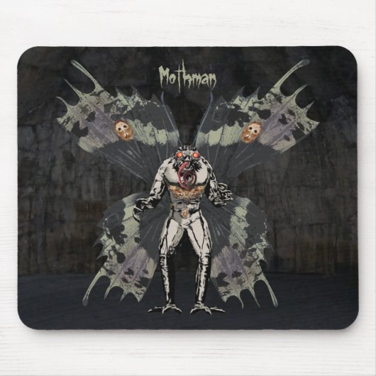 Mothman Mousepad (Vorne)