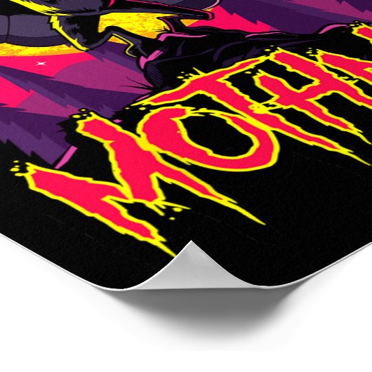 Mothman Movie Fun Cryptid Halloween Myth Monster C Poster (Ecke)