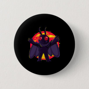 Mothman Niedlich Cryptid Creatures Point Pleasant Button