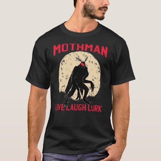 Mothman Occult Folklore Cryptid Kreatur Kryptozoo T-Shirt (Vorderseite)