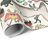 Mothman Pattern Geschenkpapier (Rolleneckpunkt)