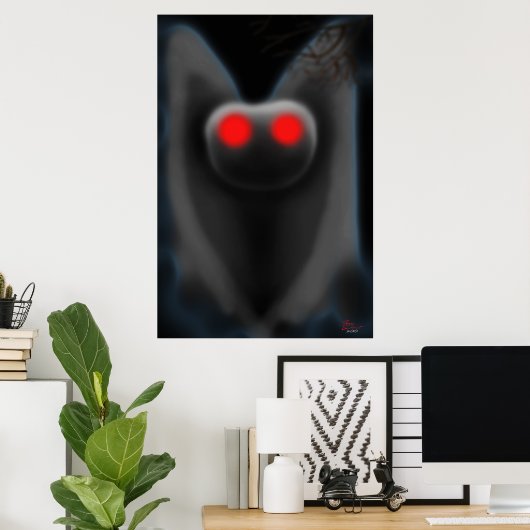 Mothman Poster (Heimbüro)