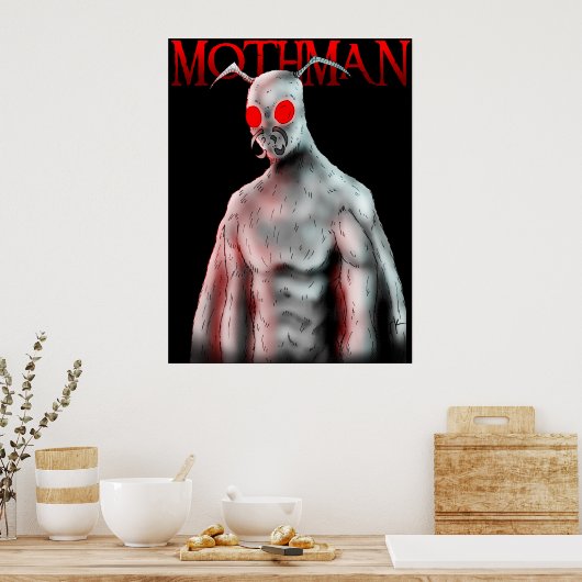 Mothman Poster (Küche)