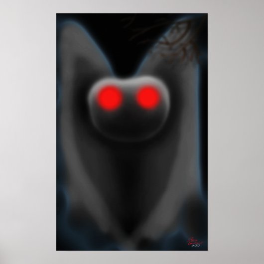 Mothman Poster Print (Vorne)