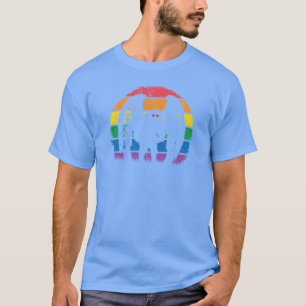 Mothman Retro Vintage Regenbogen Kryptid Geschenk T-Shirt