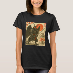 Mothman-Samurai-Japanischer-Krieger-Kostüm Sumi-e  T-Shirt