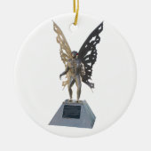 Mothman Statue vom Punkt angenehmes West Virginia Keramikornament (Vorne)