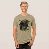 Mothman Tri-Blend Shirt (Vorderseite voll)