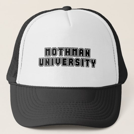 Mothman Universität Truckerkappe (Vorderseite)