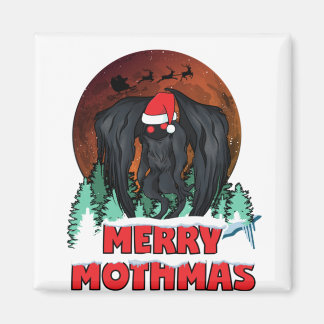 Mothman Weihnachten, fröhlicher Mothmas Moth man x Magnet