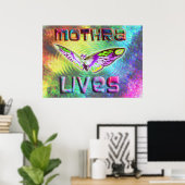 Mothra Poster (Heimbüro)