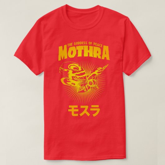 MOTHRA Text Bogen T-Shirt (Design vorne)