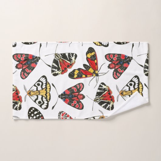 Moths Badhandtuch Set (Handtuch)