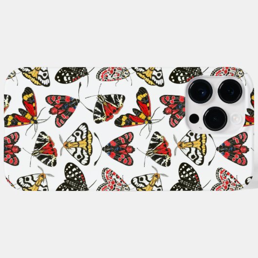 Moths Case-Mate iPhone Hülle (Rückseite (Horizontal))