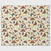 Moths Cottages Geschenkpapier (Flach)