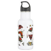 Moths Edelstahlflasche (Rückseite)