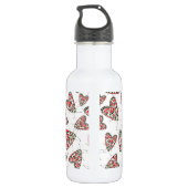 Moths Edelstahlflasche (Rückseite)