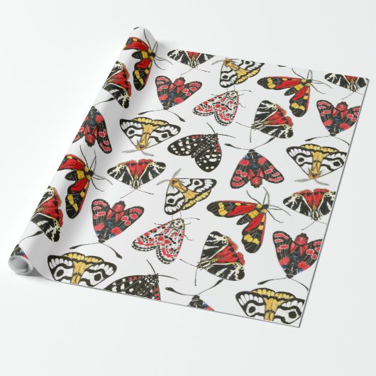 Moths Geschenkpapier (Ungerollt)