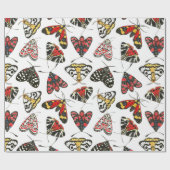 Moths Geschenkpapier (Flach)