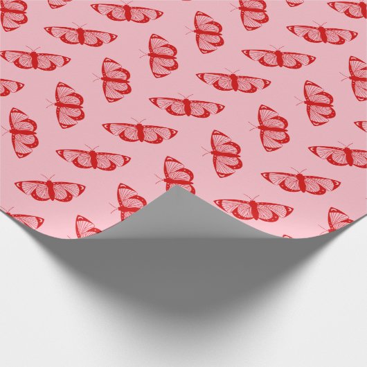 Moths Geschenkpapier (Ecke)