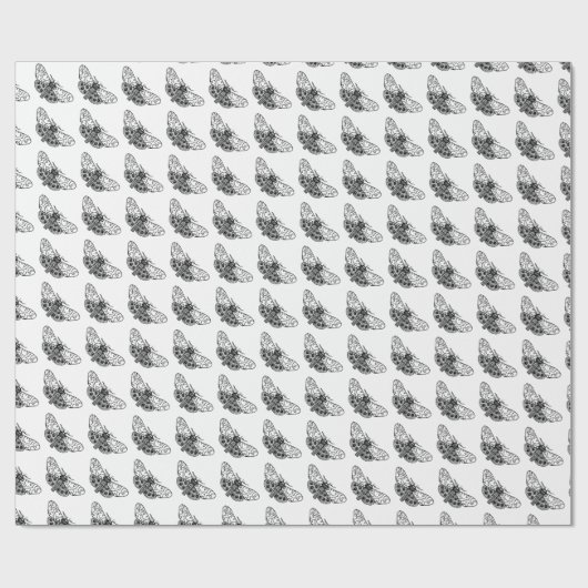 Moths Geschenkpapier (Flach)