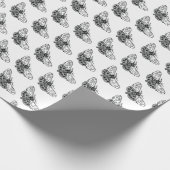 Moths Geschenkpapier (Ecke)