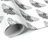 Moths Geschenkpapier (Rolleneckpunkt)