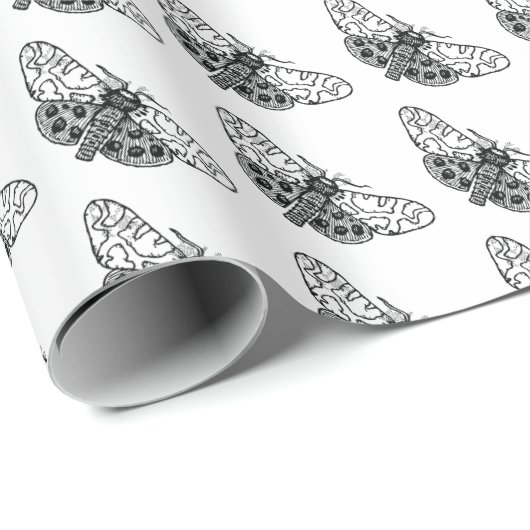 Moths Geschenkpapier (Rolleneckpunkt)