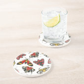 Moths Getränkeuntersetzer (Seite)