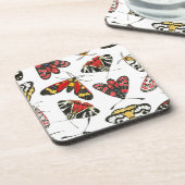 Moths Getränkeuntersetzer (Linke Seite)