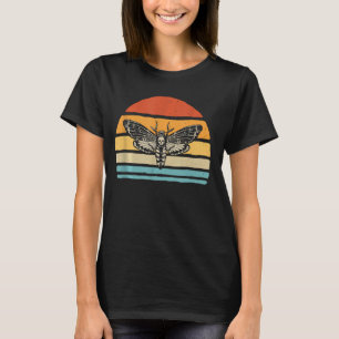 Moths Retro Vintag Skulls Dunkle Magische Insekten T-Shirt