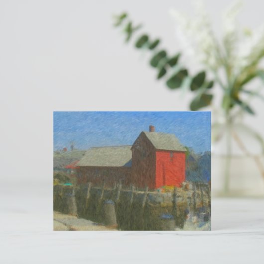 Motif #1 Impressionist Postkarte (Stehend Vorderseite)