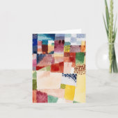 Motif aus Hammamet von Paul Klee, Abstrakte Kunst Karte (Vorderseite)