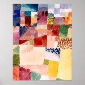 Motif aus Hammamet von Paul Klee, Abstrakte Kunst Poster (Vorne)